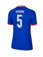 Frankreich Jules Kounde #5 Heimtrikot für Frauen EM 2024 Kurzarm